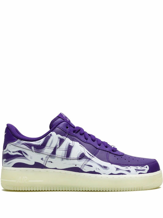 Nike Air Force 1 Low '07 QS "Purple Skeleton Halloween"